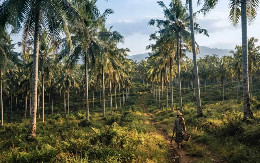 Coconut plantation
